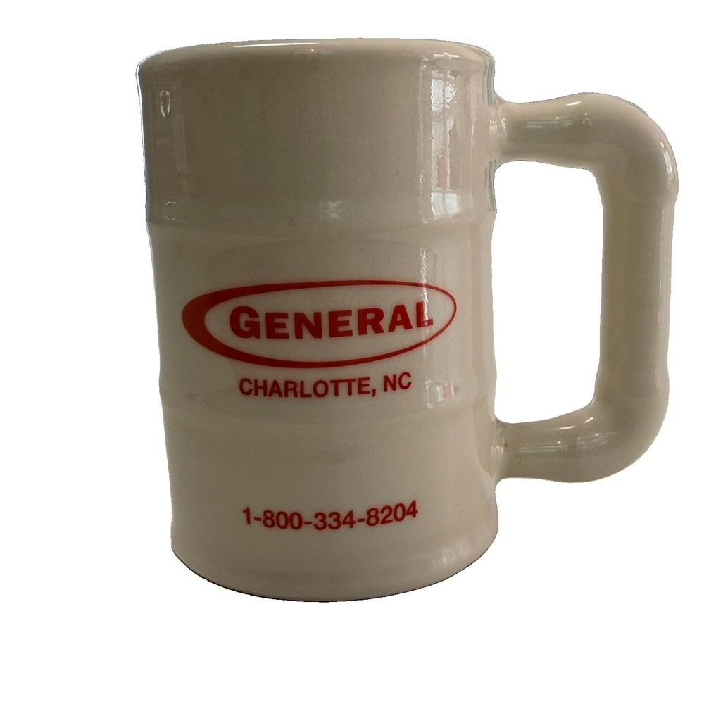 Kingwood Oil Drum Barrel Coffee Mug General Charlotte NC USA Collectable - Picture 7 of 11
